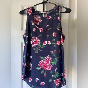 Joie Silk Floral Tank, Size XS